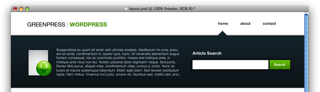 GreenPress WordPress Theme Design image 16