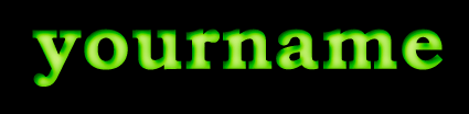 Glossy green Text Effect image 4