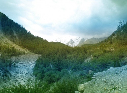 Design a Dark and Misty Mountain with Distant City Scene in Photoshop image 2