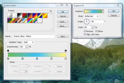 Design a Dark and Misty Mountain with Distant City Scene in Photoshop image 1