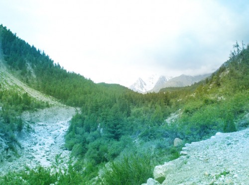 Design a Dark and Misty Mountain with Distant City Scene in Photoshop image 4