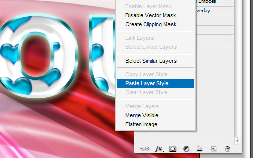 Semitransparent Amorous Text Effect image 17