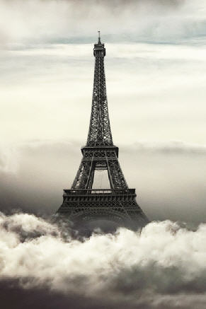 Design a Surreal Floating Eiffel Tower Scene In Photoshop image 13