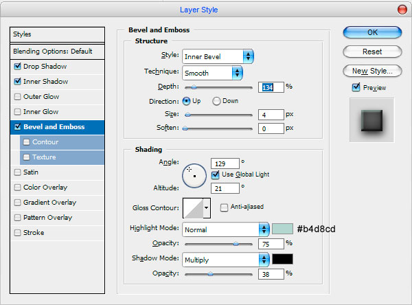 Menu in Techno Style image 11
