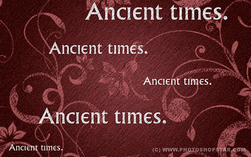 An Old Texture from Ancient Times Tutorial: Final Result