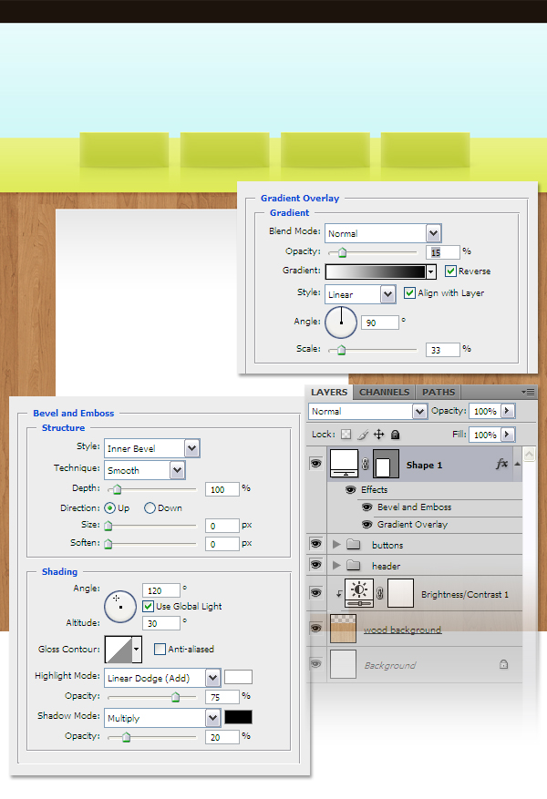 Layout with Wood Background image 17