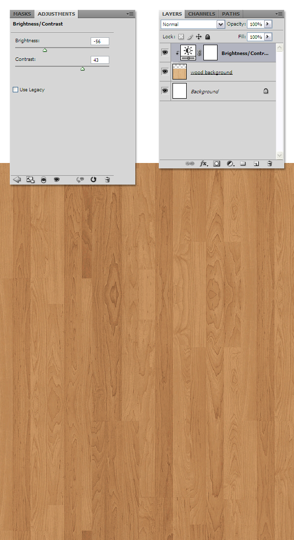 Layout with Wood Background image 3