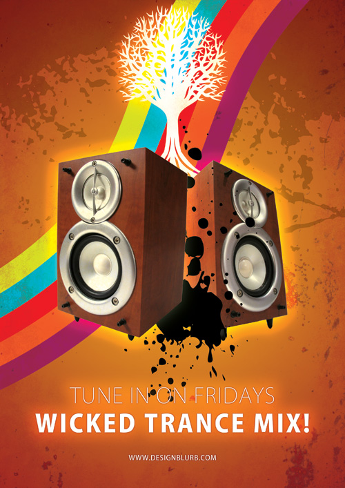 Sweet Radio Station Advert Design