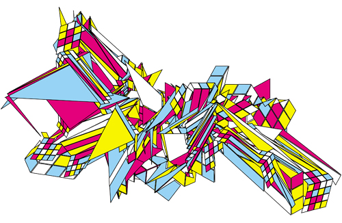 Abstract & Original "Origami" Effect