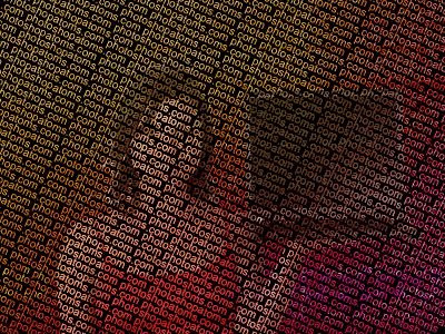Colored Text Effect using Photos Tutorial: Final Result
