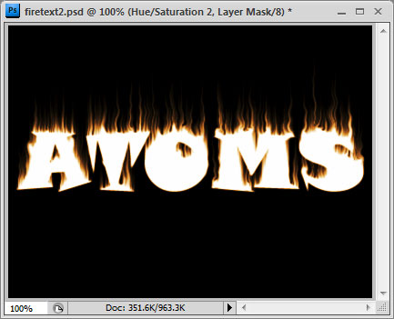Creating Fire Text Effects image 10