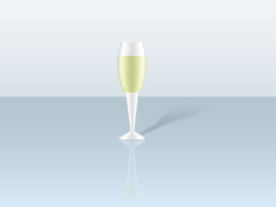 Realistic Wine Glass from Scratch Tutorial: Final Result