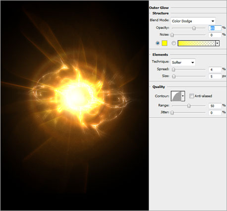 Create Powerball Effect for Movie Poster image 7