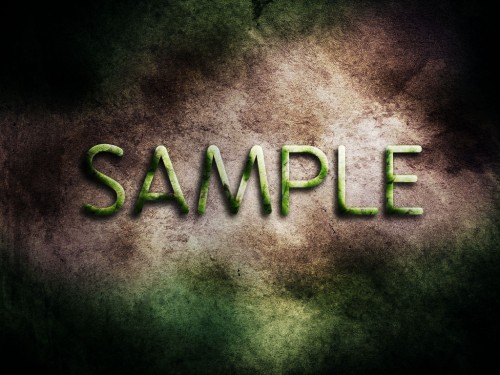 Design a Smooth and Fresh Text Effect with Leaves and Stone Texture in Photoshop Tutorial: Final Result