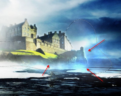 Awesome Fantasy Style Castle Scene Creation in Photoshop image 17
