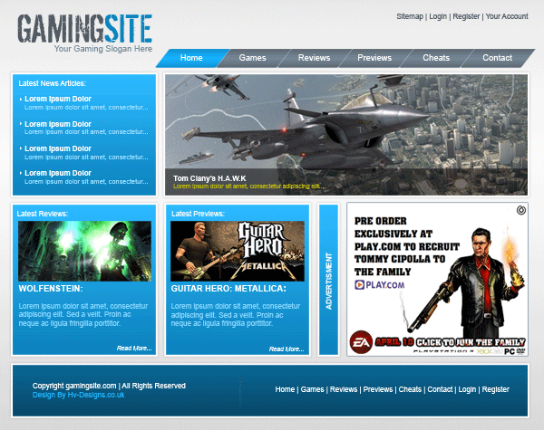 Gaming Layout #5 Tutorial: Final Result