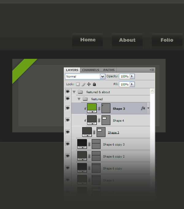 Dark Portfolio Layout image 17