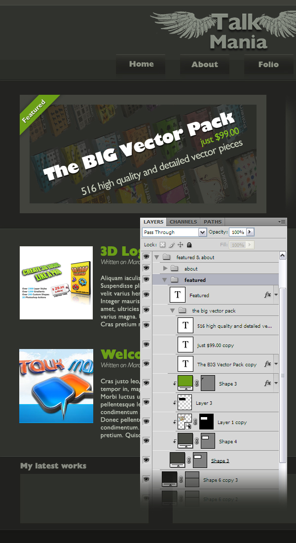Dark Portfolio Layout image 29