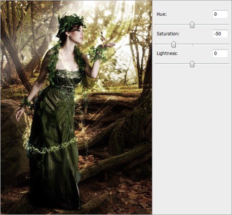 Making of a Forest Magical Scene image 13