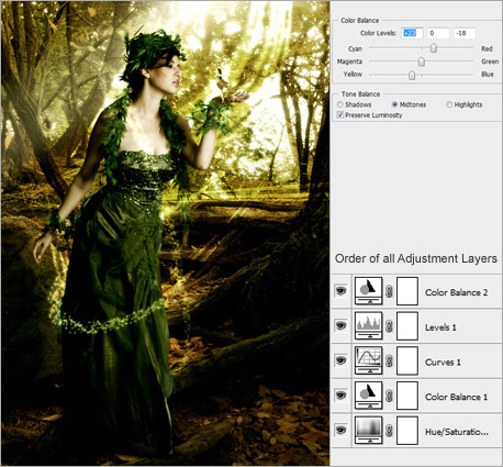 Making of a Forest Magical Scene image 17