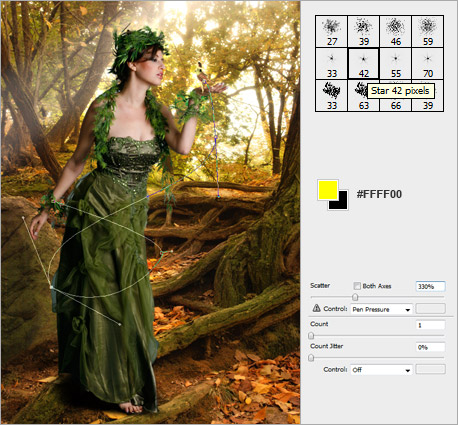 Making of a Forest Magical Scene image 8