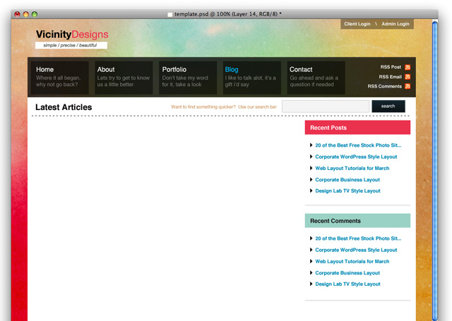 Watercolored Design Studio Blog Layout image 29