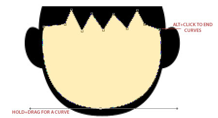 Create a Vector Mascot with Pen Tool image 7