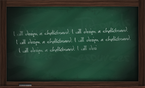 Design a Realistic Chalkboard in Photoshop image 30