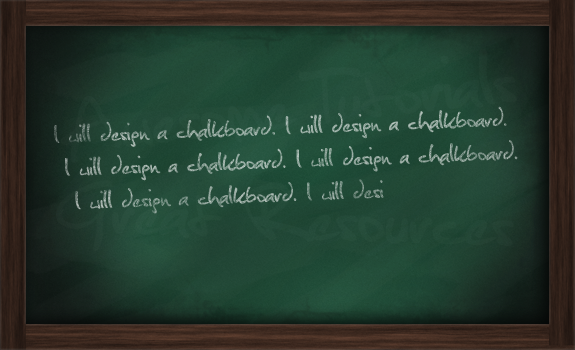 Design a Realistic Chalkboard in Photoshop image 23