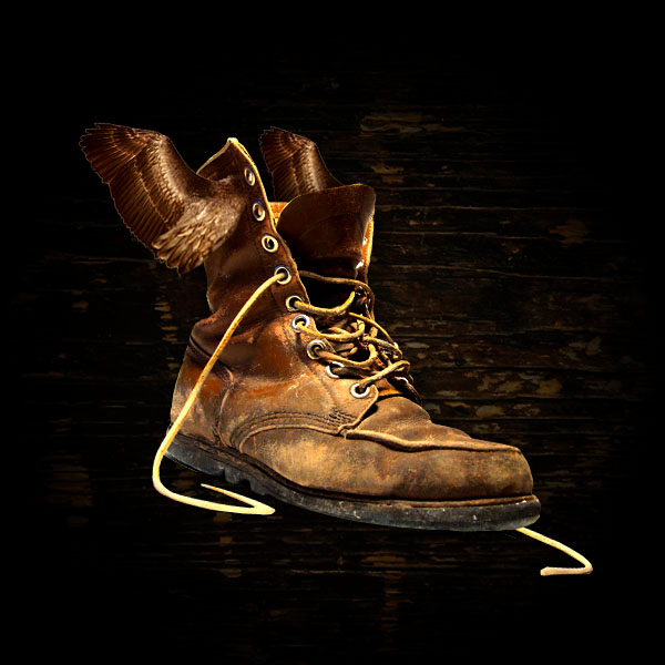 Create a Magical Golden Winged Boot image 20