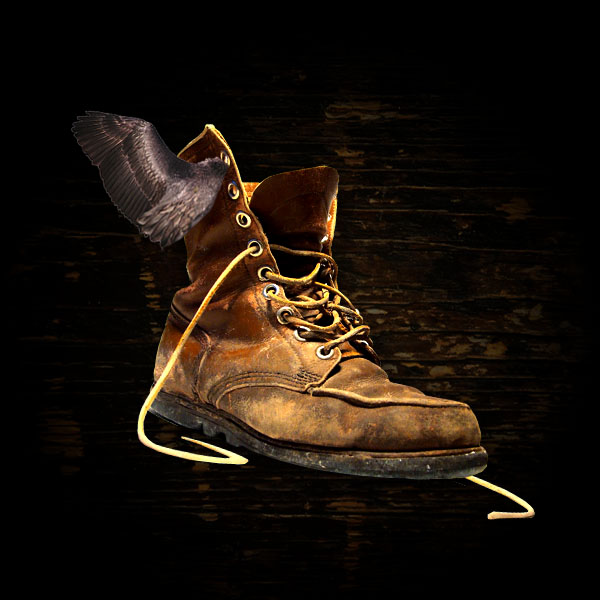 Create a Magical Golden Winged Boot image 12