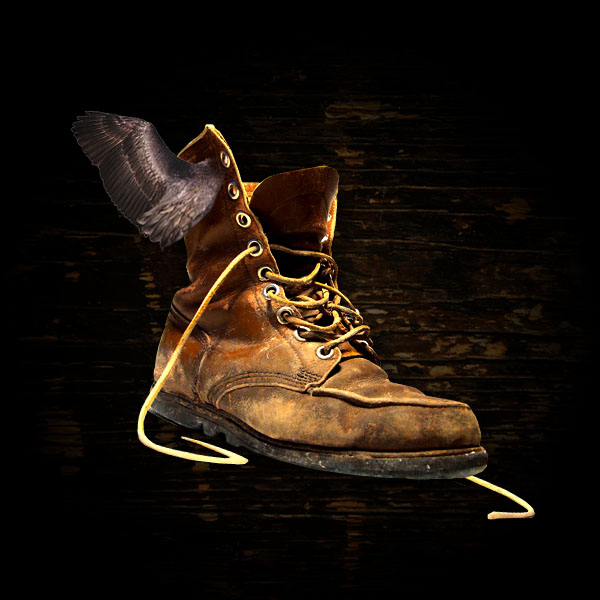 Create a Magical Golden Winged Boot image 13