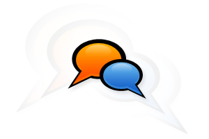 Design a Cool Chat Icon using Photoshop Tutorial: Final Result