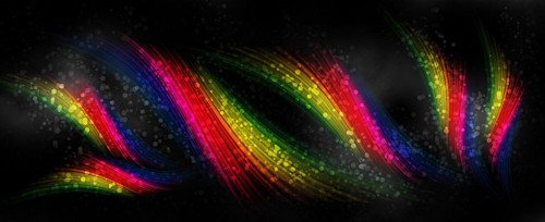 Create Simple, Yet Elegant Abstract Spectrum Lines in Photoshop