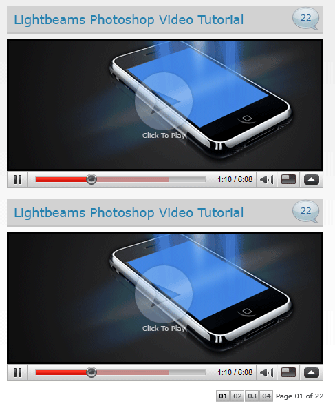 Simplistic Video Blog Layout image 26