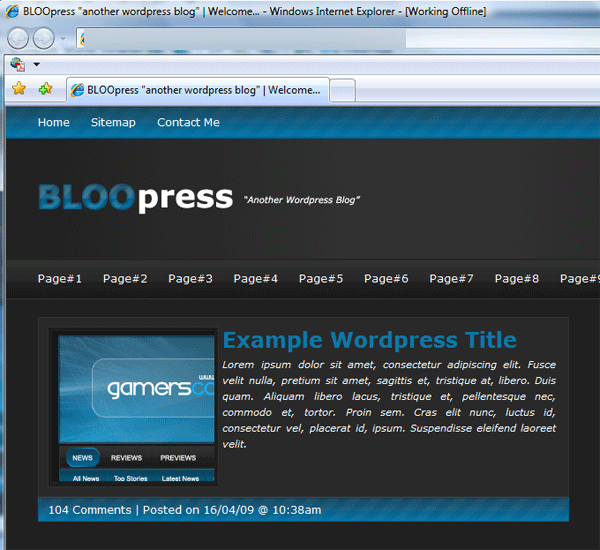BLOOpress CSS Template image 14