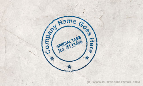 Create Your Own Realistic View Stamp Tutorial: Final Result