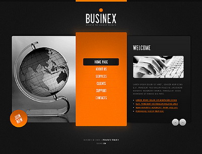 How to make a corporate style website design image 1