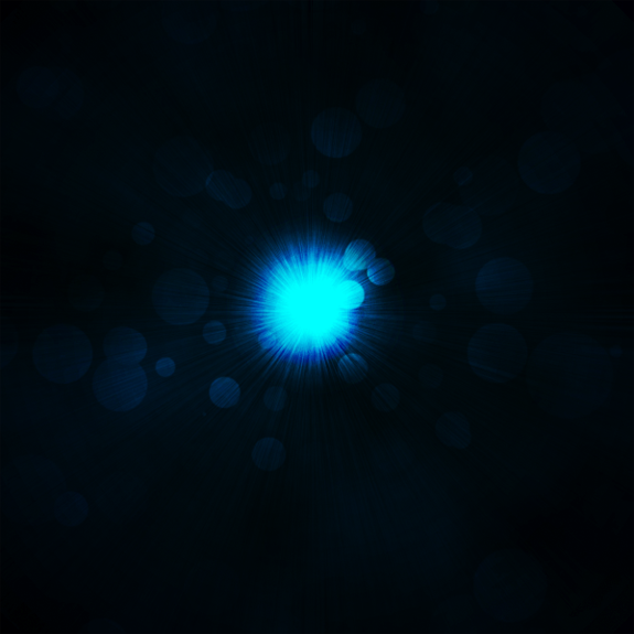 Create a Dark Abyss with an Emerging Blue Light image 12