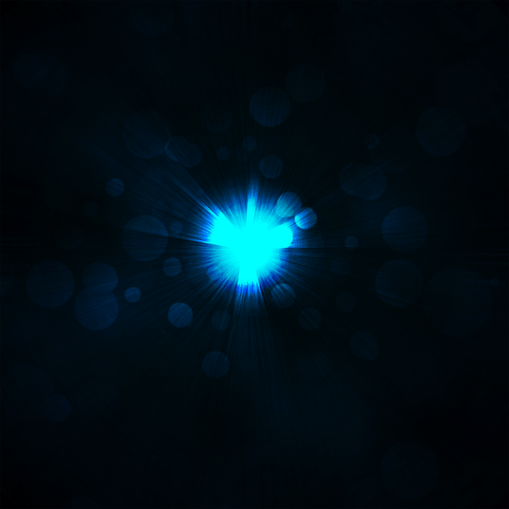 Create a Dark Abyss with an Emerging Blue Light image 14