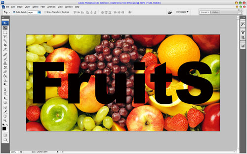 Water Drop Text Effect image 3