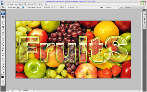 Water Drop Text Effect image 16