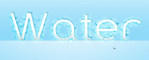 Design a Super Sleek Text Effect with Water Drop Texture image 19