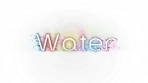 Design a Super Sleek Text Effect with Water Drop Texture Tutorial: Final Result