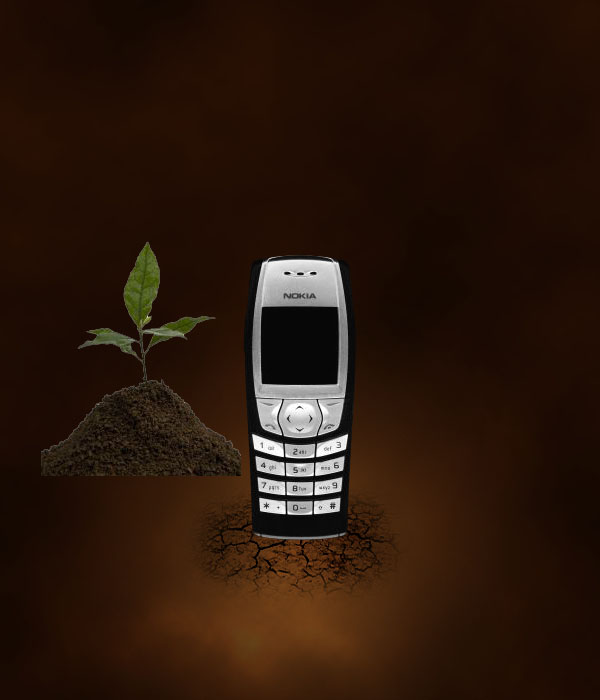 Design a Sleek Nature Themed Phone Advert image 16