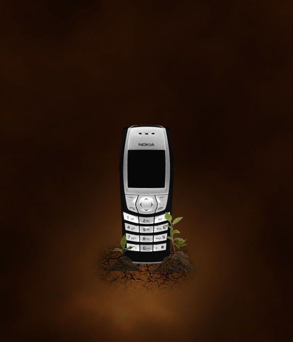 Design a Sleek Nature Themed Phone Advert image 18