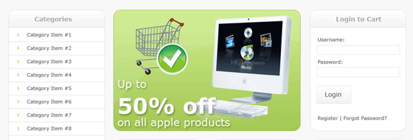 Shopping Cart Design Mockup image 41