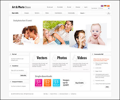 How to create and customize the Magento store image 1
