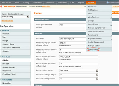 How to create and customize the Magento store image 2