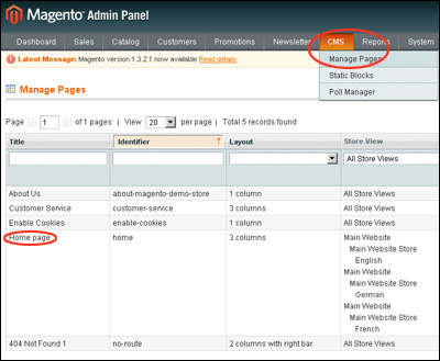 How to create and customize the Magento store image 6
